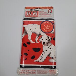 Vintage Disney 101 Dalmatians Decorative Wall Border 1993 Spots Dog Puppy Red